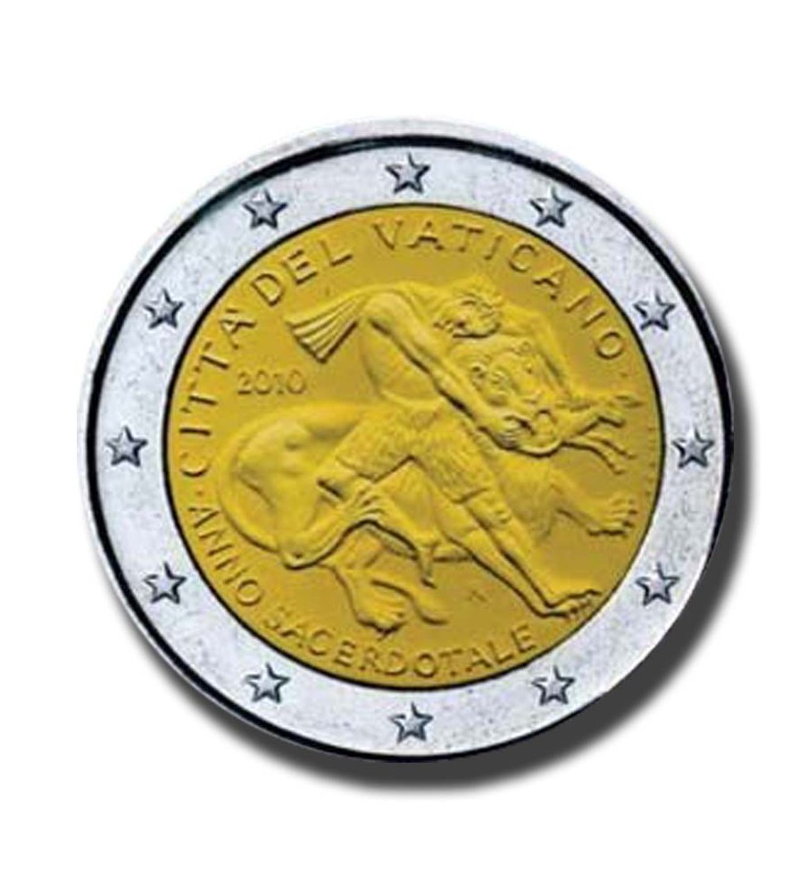 2010 Vatican Year for Priests 2 Euro Coin 2010 Vatican Year for Priests 2 Euro Coin