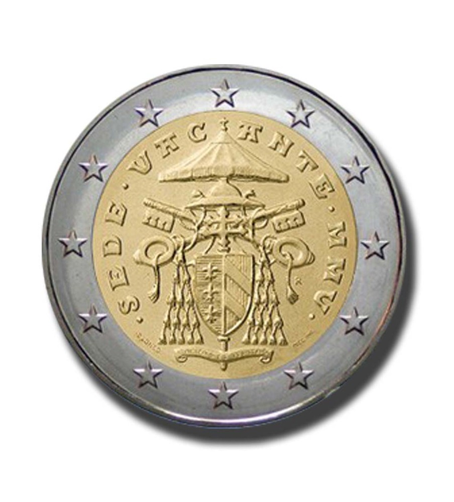 2013 Vatican Sede Vacante MMXIII 2 Euro Coin 2013 Vatican Sede Vacante MMXIII 2 Euro Coin
