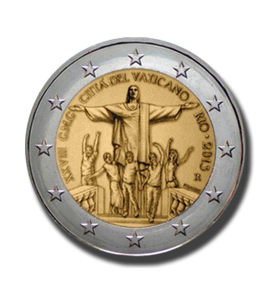 2013 Vatican World Youth Day 2013 - Rio 2 Euro Coin