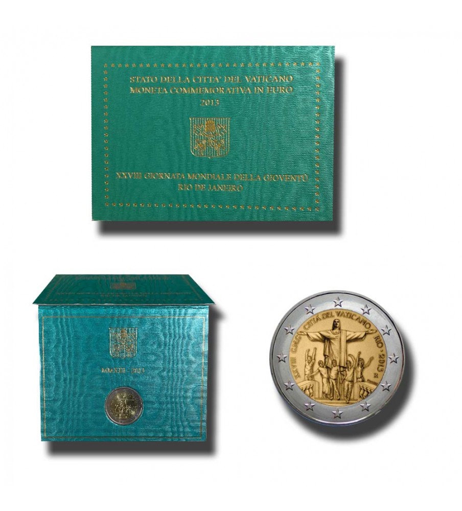 2013 Vatican World Youth Day 2013 - Rio 2 Euro Coin