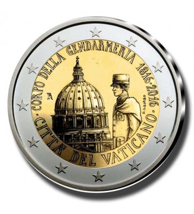 2016 Vatican Gendermeria 2 Euro Coin