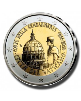 2016 Vatican Gendermeria 2 Euro Coin