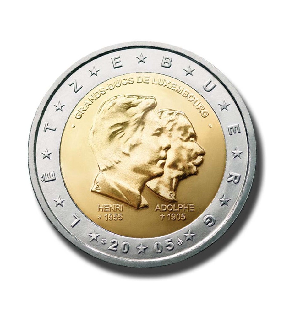 2005 Luxembourg Grand Dukes of Luxembourg 2 Euro Coin