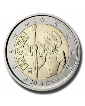 2005 Spain Don Quixote of La Mancha 2 Euro Coin