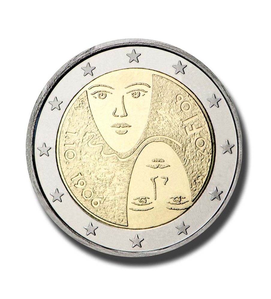 2006 Finland 1st Centenary of the Introduction of Universal and Equal Suffrage 2 Euro Coin