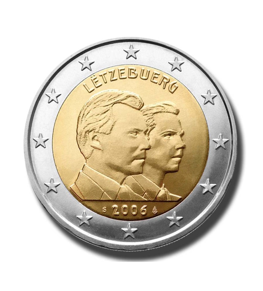 2006 Luxembourg 25th Birthday of Hereditary Grand Duke Guillaume 2 Euro Coin