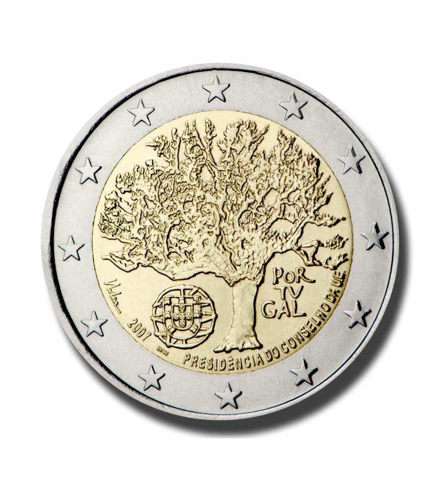 2007 PortugalPortuguese Presidency of the Council of the EU 2 Euro Coin