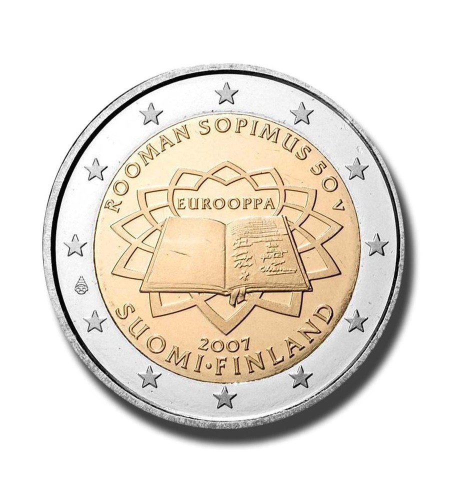 2007 Finland 50th Anniversary of the Treaty of Rome 2 Euro Coin