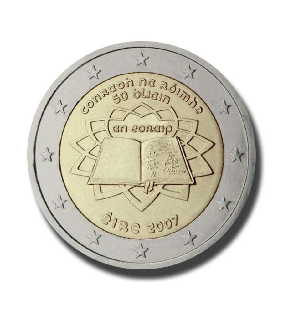 2007 Ireland 50th Anniversary of the Treaty of Rome 2 Euro Coin