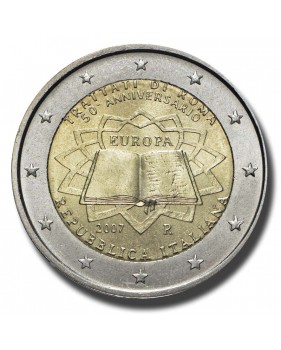 2007 Italy 50th Anniversary of the Treaty of Rome 2 Euro Coin