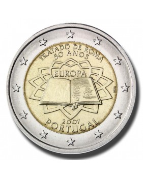 2007 Portugal 50th Anniversary of the Treaty of Rome 2 Euro Coin