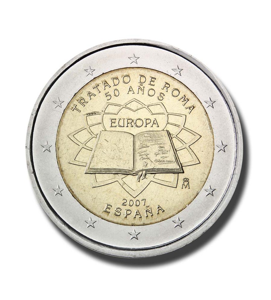 2007 Spain 50th Anniversary of the Treaty of Rome 2 Euro Coin