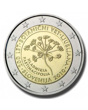 2010 Slovenia Botanical Garden Ljubljana 2 Euro Coin