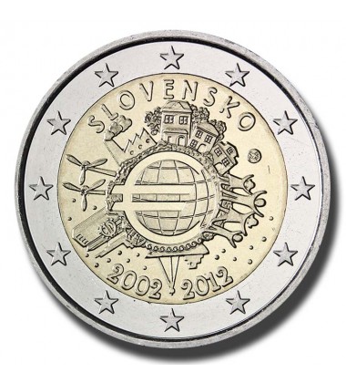 2012 Slovakia 10 Years of the Euro 10YC