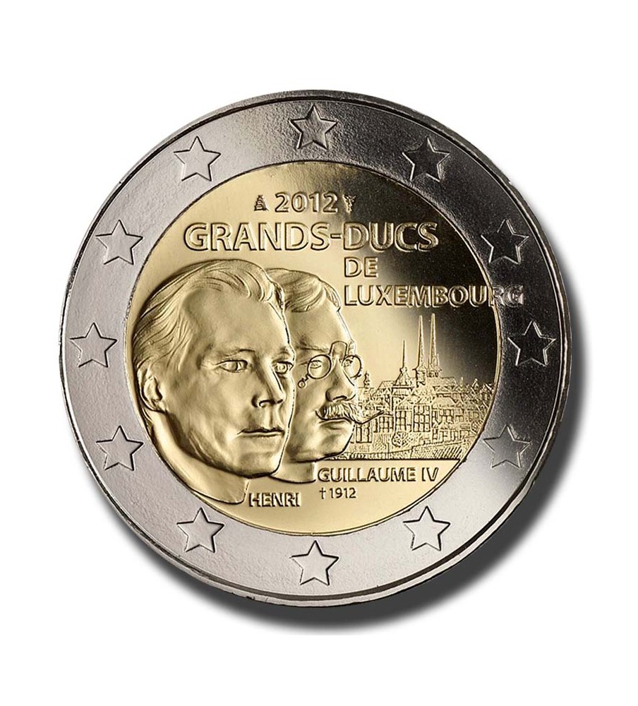 2012 Luxembourg Grand Dukes of Luxembourg 2 Euro Coin