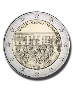2012 Malta Majority Representation 2 Euro Commemorative Coin