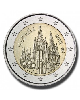 2012 Spain The Burgos Cathedral 2 Euro Coin