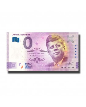 0 Euro Souvenir Banknote John F. Kennedy Ireland TEAV 2021-1