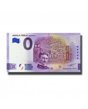 0 Euro Souvenir Banknote Nikola Tesla Germany XEGX 2020-1