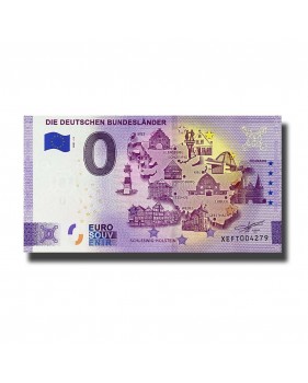 0 Euro Souvenir Banknote Die Deutschen Bundeslander Germany XEFT 2021-11