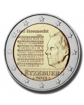 2013 Luxembourg The National Anthem 2 Euro Coin
