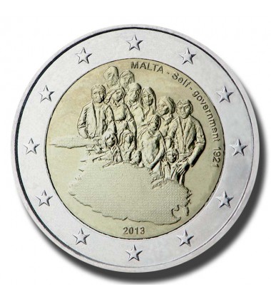 2013 Malta Self Government 1921 2 Euro Commemorative Coin