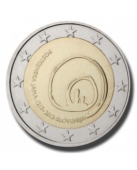 2013 Slovenia 800th Anniversary of the First Visit of the Postojna Cave 2 Euro Coin