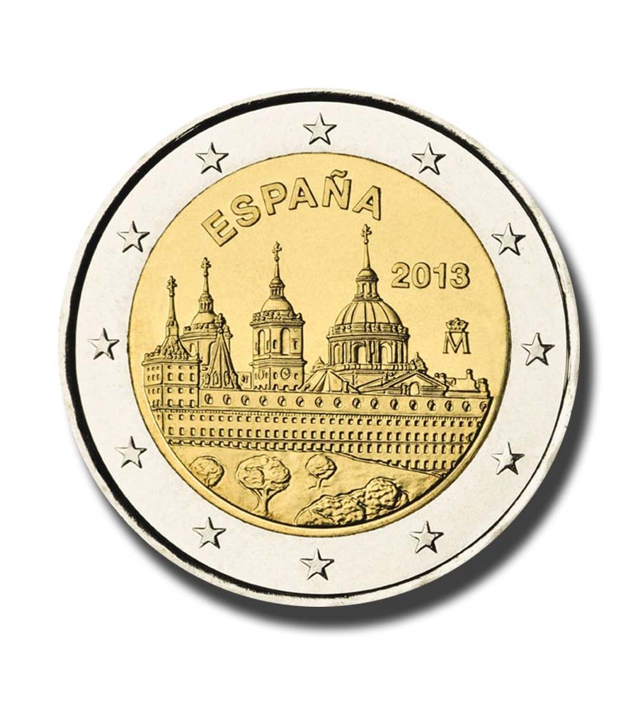 2013 Spain The Royal Seat of San Lorenzo de El Escorial 2 Euro Coin
