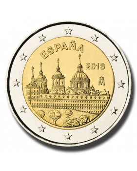 2013 Spain The Royal Seat of San Lorenzo de El Escorial 2 Euro Coin