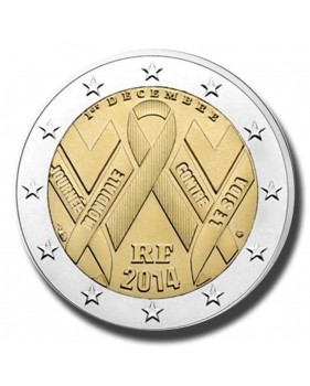 2014 France World AIDS Day 2014 2 Euro Coin