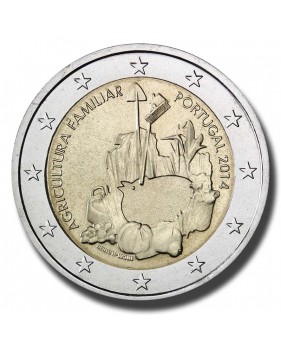 2014 Portugal International Year of Family Farming 2 Euro Coin