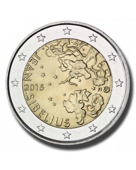 2015 Finland Jean Sibelius 2 Euro Coin