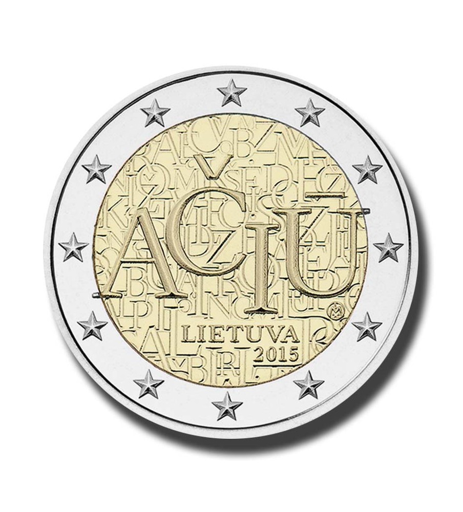 2015 Lithuania Aciu 2 Euro Coin