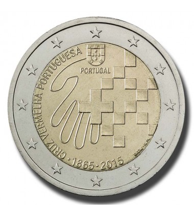 2015 Portugal 150 Years of Red Cross in Portugal 2 Euro Coin