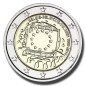 2015 Belgium 30th Anniversary of the EU Flag 2 Euro Coin