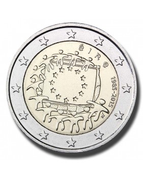 2015 Ireland The 30th Anniversary of EU Flag 2 Euro Coin