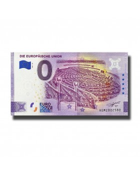 0 Euro Souvenir Banknote Die Europaische Union Germany XEMZ 2021-43