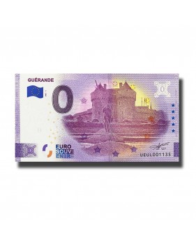 0 Euro Souvenir Banknote Guerande France UEUL 2021-1