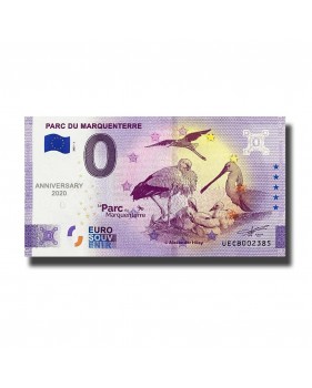 Anniversary 0 Euro Souvenir Banknote Parc Du Marquenterre France UECB 2021-3