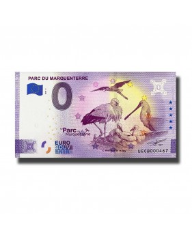 0 Euro Souvenir Banknote Parc Du Marquenterre France UECB 2021-3