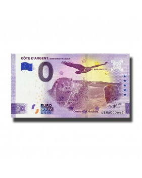 0 Euro Souvenir Banknote Cote D'Argent France UENA 2021-6