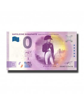 0 Euro Souvenir Banknote Napoleon Bonaparte Italy SEDK 2021-1