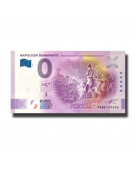 0 Euro Souvenir Banknote Napoleon Bonaparte Netherlands PEBK 2021-1