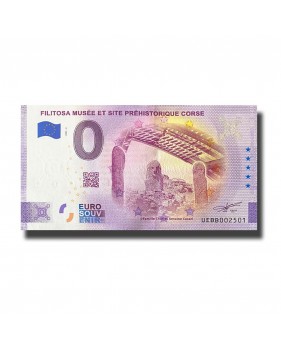 0 Euro Souvenir Banknote Filitosa Musee Et Site Prehistorique Corse France UEBB 2021-2