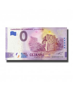 0 Euro Souvenir Banknotes Carrieres De Lumieres France UEDH 2021-6