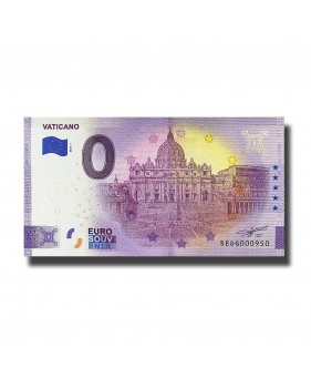 0 Euro Souvenir Banknote Vaticano Italy SEDG 2021-1