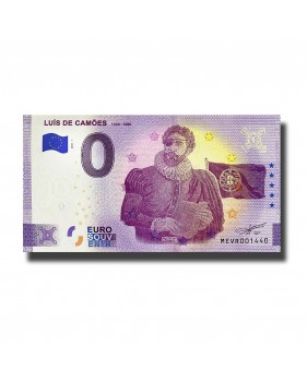 0 Euro Souvenir Banknote Luis De Camoes Portugal MEVR 2021-1