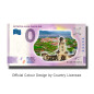 0 Euro Souvenir Banknote Cetatea Alba Carolina Colour Romania ROAB 2021-1