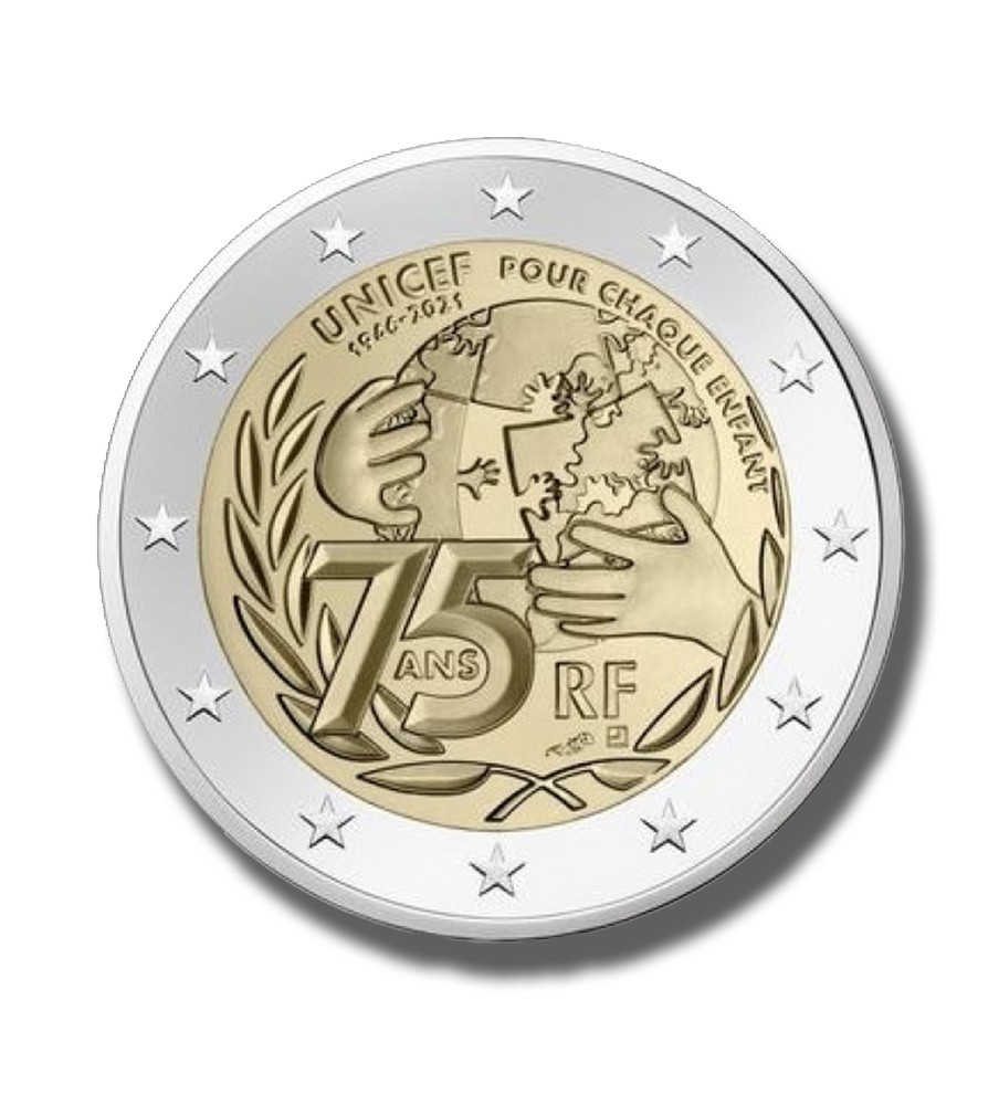 2021 France UNICEF 2 Euro Coin