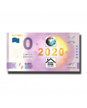 0 Euro Souvenir Banknote 2020 SPECIMEN Limited Edition